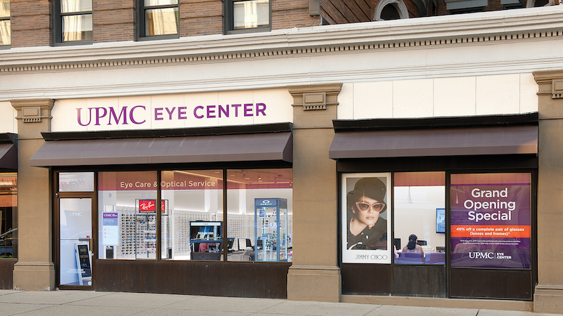 Outside UPMC Eye Center